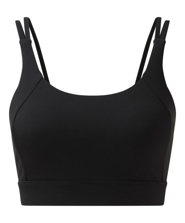 Women's TriDri® Crossback Sports Bra (Medium Impact) - Black - Image 3