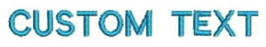Block 2 embroidery font example