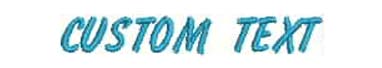 Flash embroidery font example